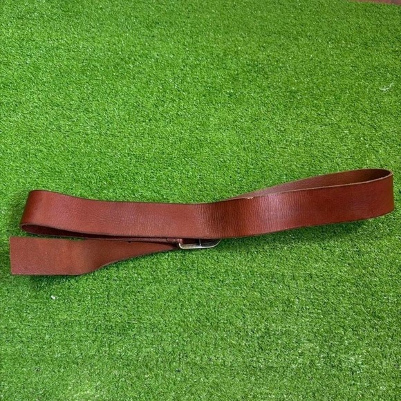 Chicos Brown Cow Leather Belt w/ Buckle Women's Size‎ Large - Picture 2 of 4